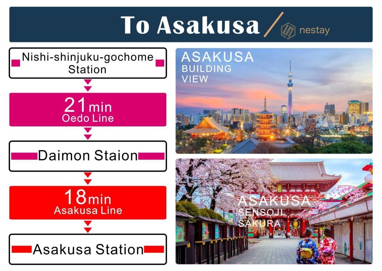 Nestay Villa Tokyo Shinjuku Eksteriør bilde